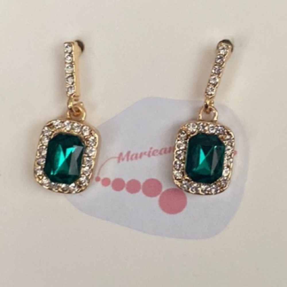 Green Earrings